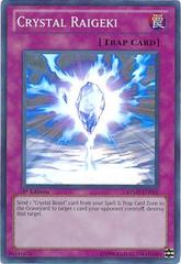 Crystal Raigeki - RYMP-EN055 - Super Rare - 1st Edition
